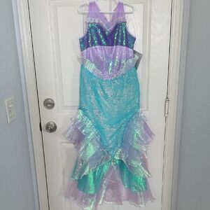 Disney Mermaid Kids Costume - Purple and Blue